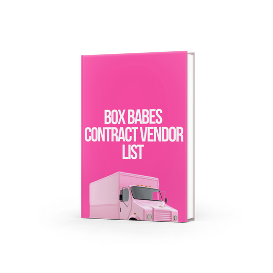 Box Babes Contract Vendor List